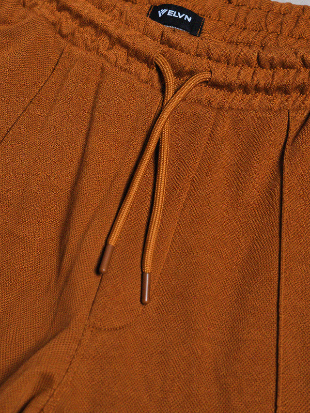 Elvn Retro Urban Style Line Detail Trousers