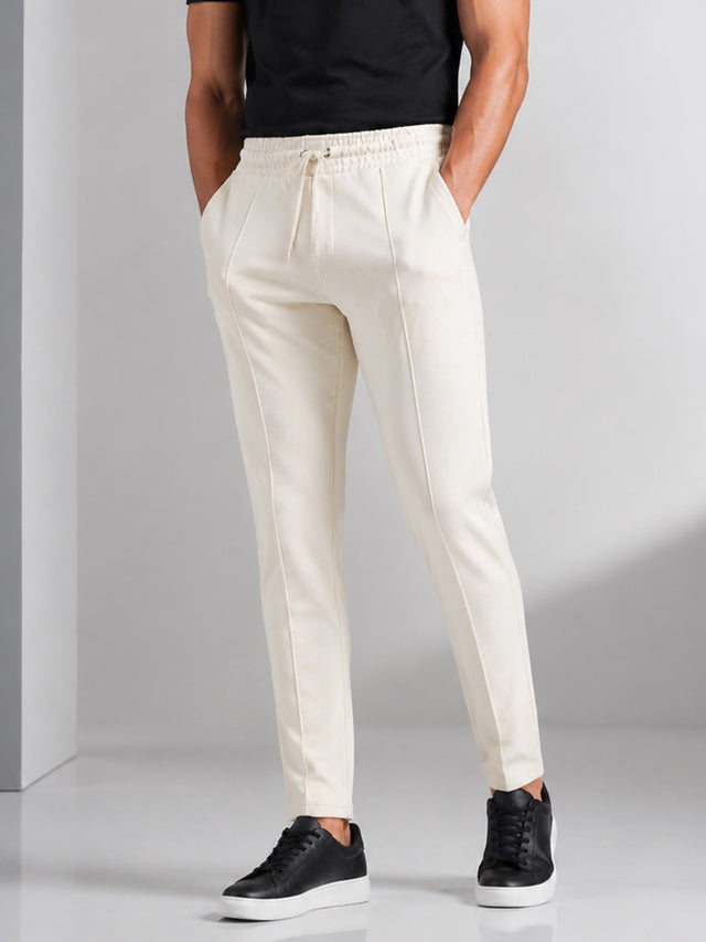 Elvn Men Relaxed Fit Drawstring Trousers