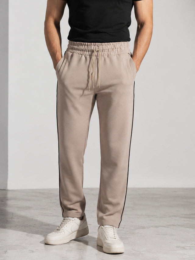 Elvn Men Relaxed Fit Drawstring Trousers