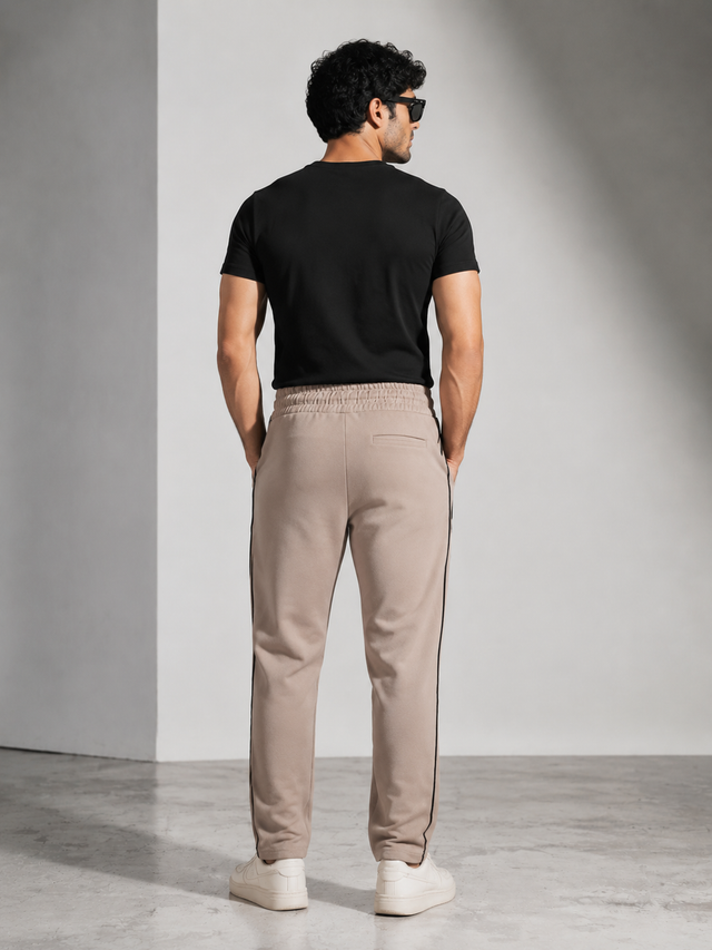 Elvn Men Relaxed Fit Drawstring Trousers