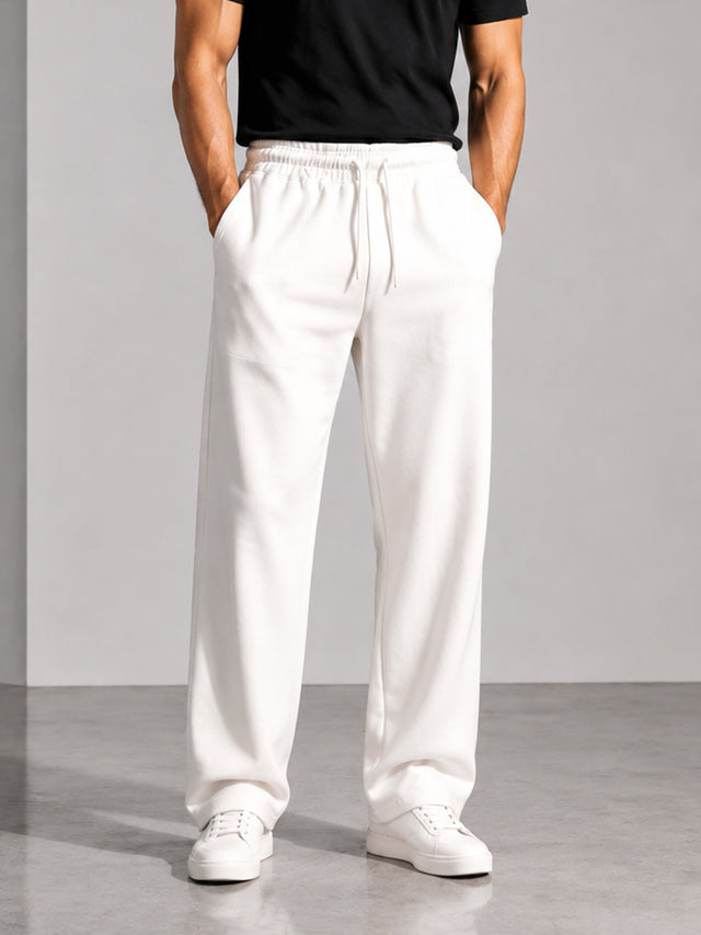 Elvn Retro Urban Style Line Detail Trousers