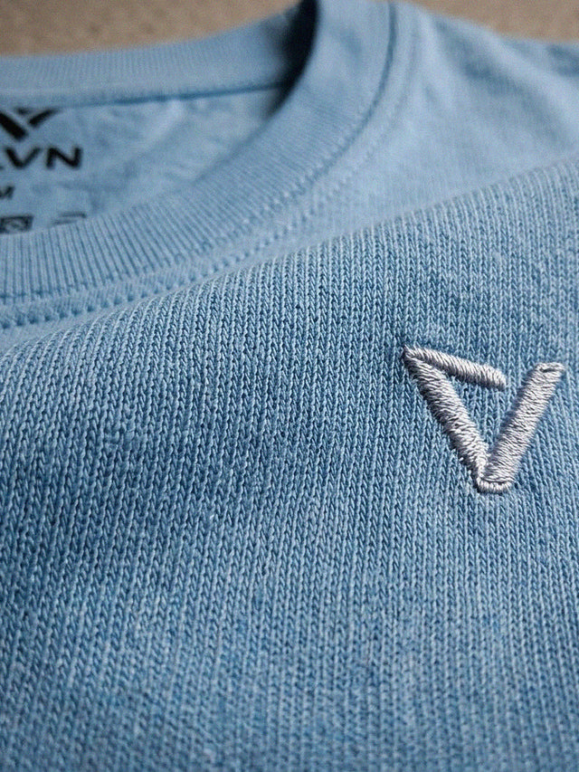 ELVN Crew Neck T-Shirt - Sky Blue