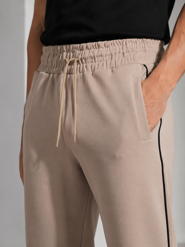 Elvn Men Relaxed Fit Drawstring Trousers