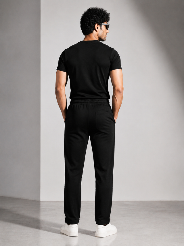 Elvn Retro Urban Style Line Detail  Trousers