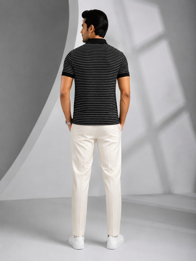 Elvn Men Relaxed Fit Drawstring Trousers