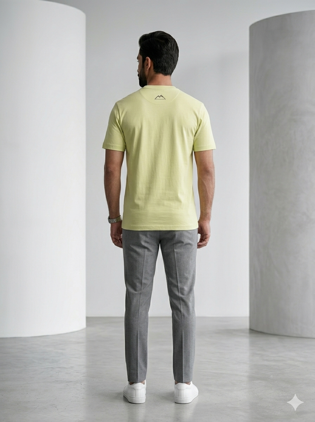 Elvn Mini Patch Detail Crew Neck T-Shirt
