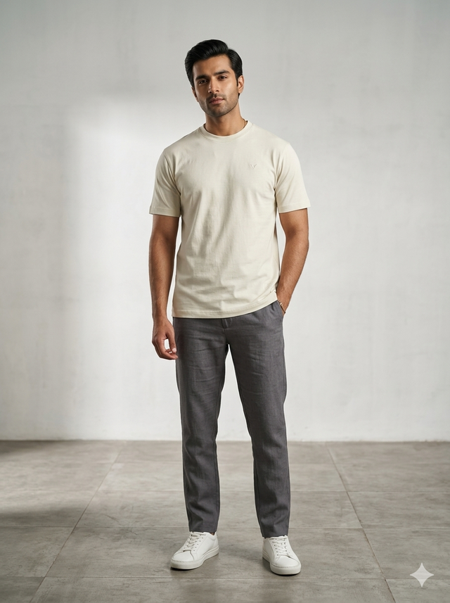 Elvn Men Premium Crew Neck T-Shirt